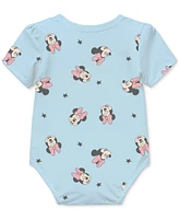 Disney Baby Minnie Mouse Short-Sleeve Bodysuits, 3 Pack