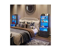 Vlsrka Vanity Makeup Desk with Mirror and Lights