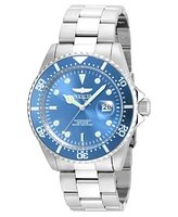 Invicta Men's 22051 Pro Diver Quartz 3 Hand Metallic Blue Dial Watch