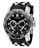 Invicta Men's Pro Diver Scuba Quartz Chronograph Black