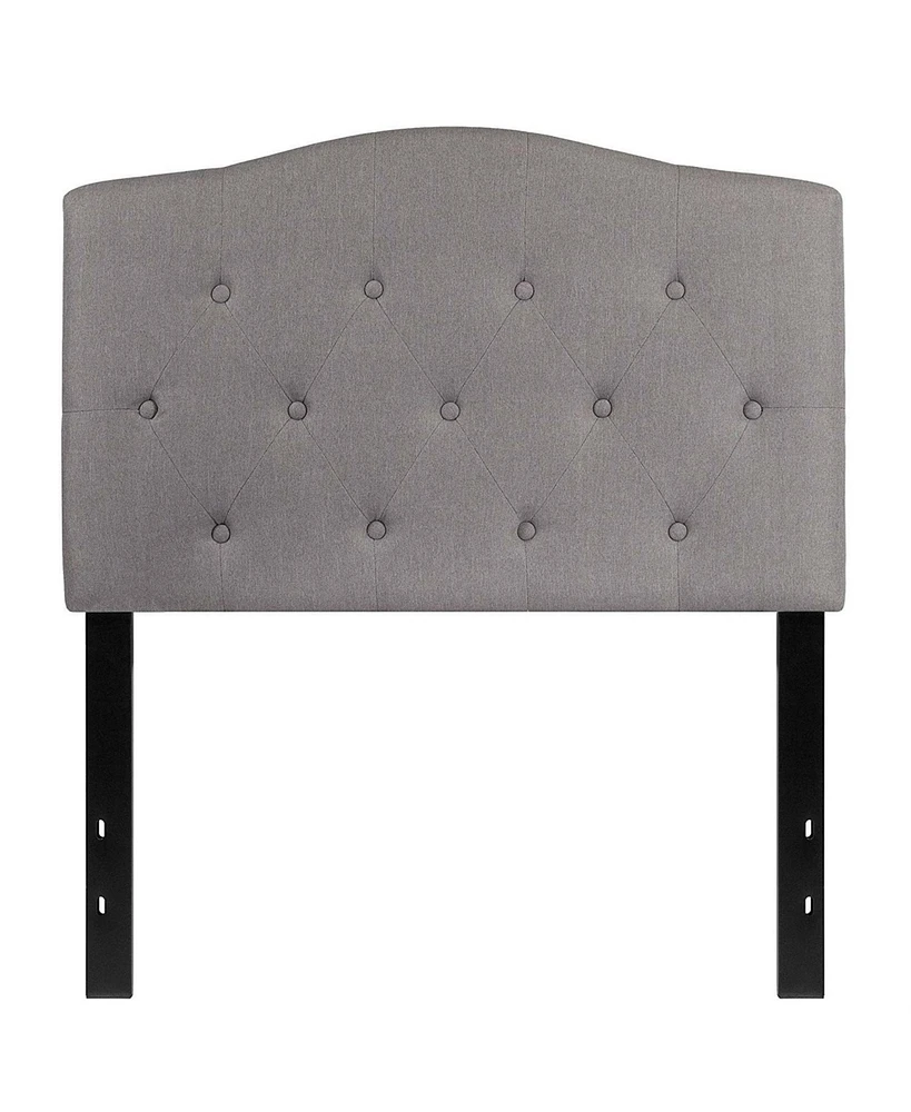 Slickblue Upholstered Button Tufted Headboard for Elegant Bedroom Decor