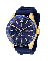 Invicta Men's 38403 Aviator Quartz 3 Hand Blue Dial Watch