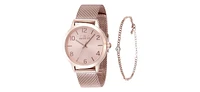 Invicta Women's 48331 Wildflower Quartz 3 Hand Rose Gold Dial Watch
