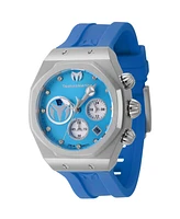 TechnoMarine Women's Tm-523006 Reef Quartz Chronograph Silver, Sky Blue Dial Watch