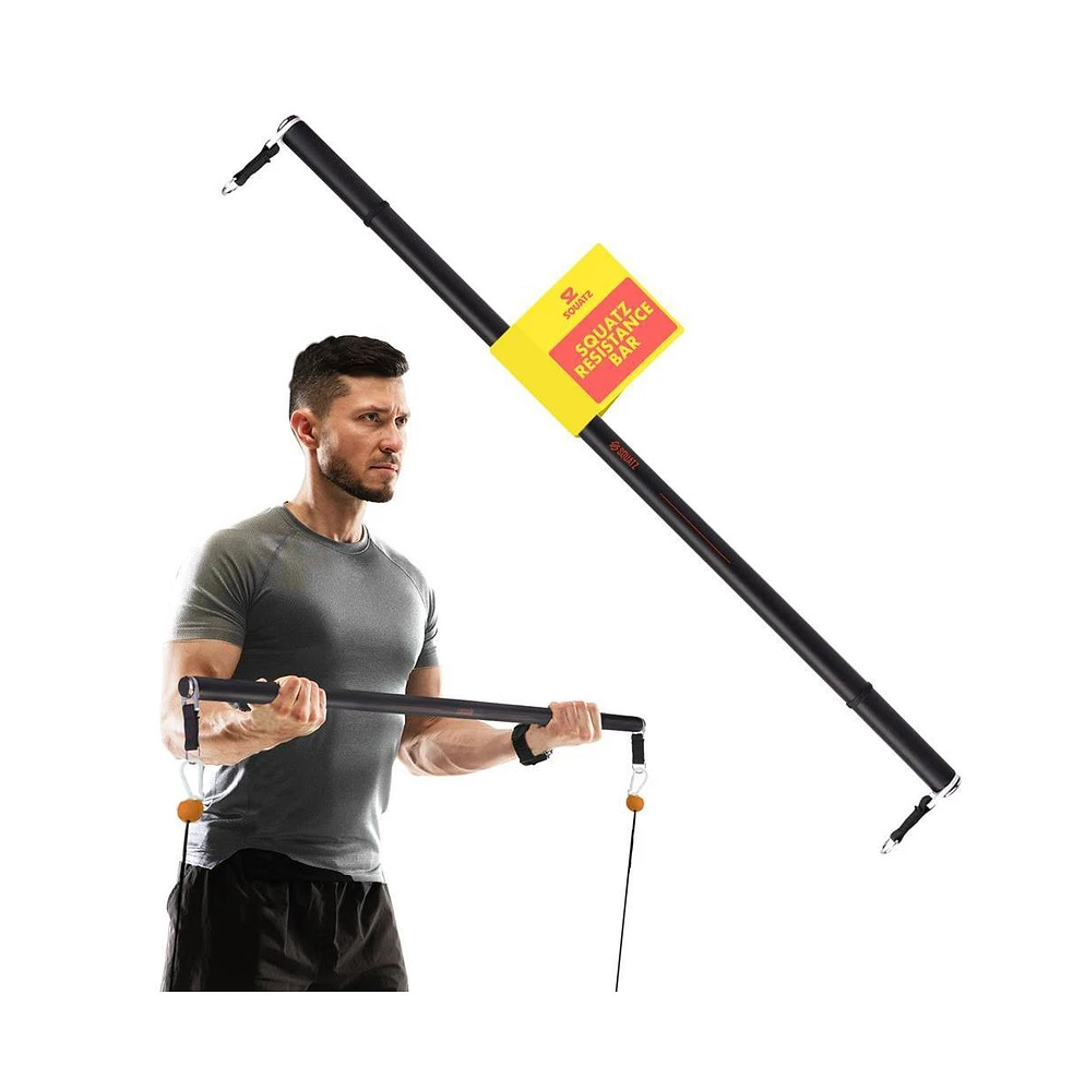 Squatz Apollo Resistance Bar for Mini Fitness Boards and Strength Training