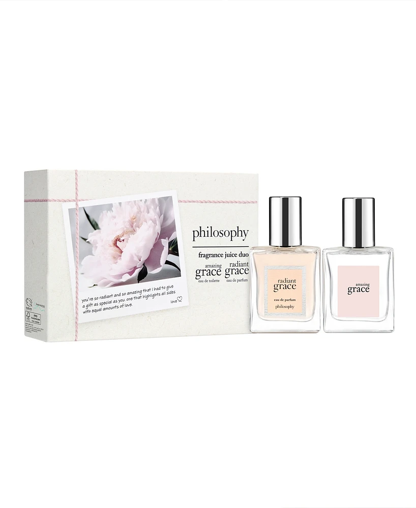 philosophy radiant grace & amazing grace mother's day 2-piece gift set