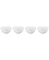 Le Creuset Stoneware Heart Mini Bowls, Set of 4