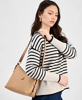 Giani Bernini Pebble Soft Medium Shoulder Bag, Exclusively at Macy's