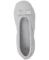 Isotoner Signature Women's Gemma Microterry Ballerina Slippers