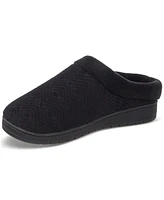 Isotoner Signature Women's Gemma Diamond Microterry Clog Slippers