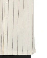 Cubavera Men's Space-Dyed Dobby Stripe Shirt