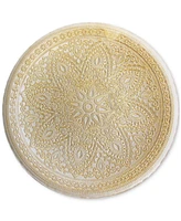 American Atelier Divine Gold Glass Charger Plates, Set of 4