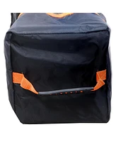 Sunnydaze Decor Premium Pop-Up Canopy Rolling Carrying Bag - 7.25" W x 54" L x 7.25" H - 420D Polyester - Black