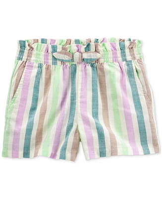 Carter's Toddler Girls Striped Pull-On Shorts