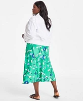 On 34th Trendy Plus Size Short Utility Jacket Baby T Shirt Floral Pull On Skirt Exclusively At Macys