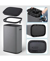 gaomon Automatic Trash Can with Lid,13 Gallon Smart Trash Can