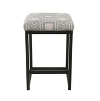 Slickblue Counter Stool with Geometric Pattern – Modern Design for Kitchen & Bar Seating