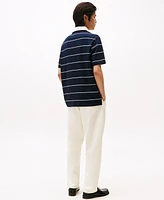 Tommy Hilfiger Men's Classic-Fit Heavy Jersey Stripe Polo Shirt