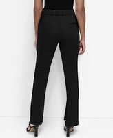 Dkny Women's Split-Hem Elasticated-Back Ankle Pants