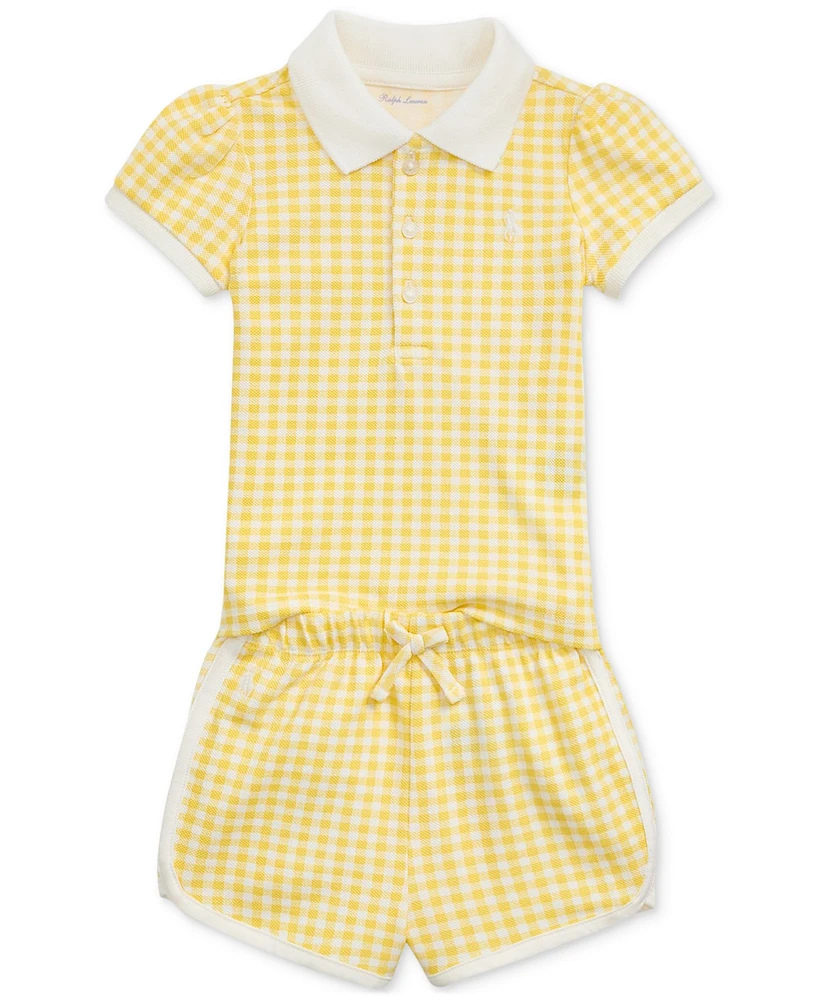 Polo Ralph Lauren Baby Gingham Shirt & Shorts Set