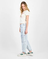 Celebrity Pink Juniors' High Rise Cargo Jogger Jeans