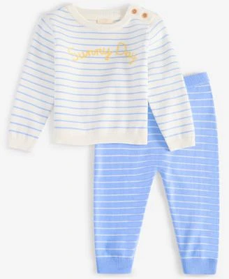 First Impressions Baby Sunny Day Striped Cotton Sweater Cody Stripe Pants Exclusively At Macys