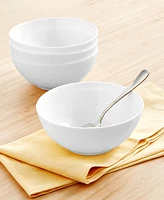 Arch Studio Opal Glass Spiral Cereal Bowls, Set of 4, Exclusively at Macy's