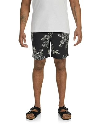 Johnny Bigg Big & Tall Lopez Print Swim Short