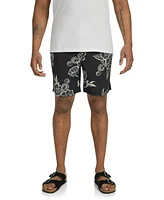 Johnny Bigg Big & Tall Lopez Print Swim Short