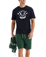 Nautica Men's Short Sleeve Sailing Graphic Sleep T-Shirt