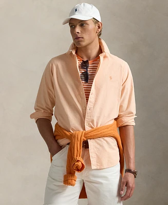 Polo Ralph Lauren Men's Classic Fit Mineral-Dyed Oxford Shirt