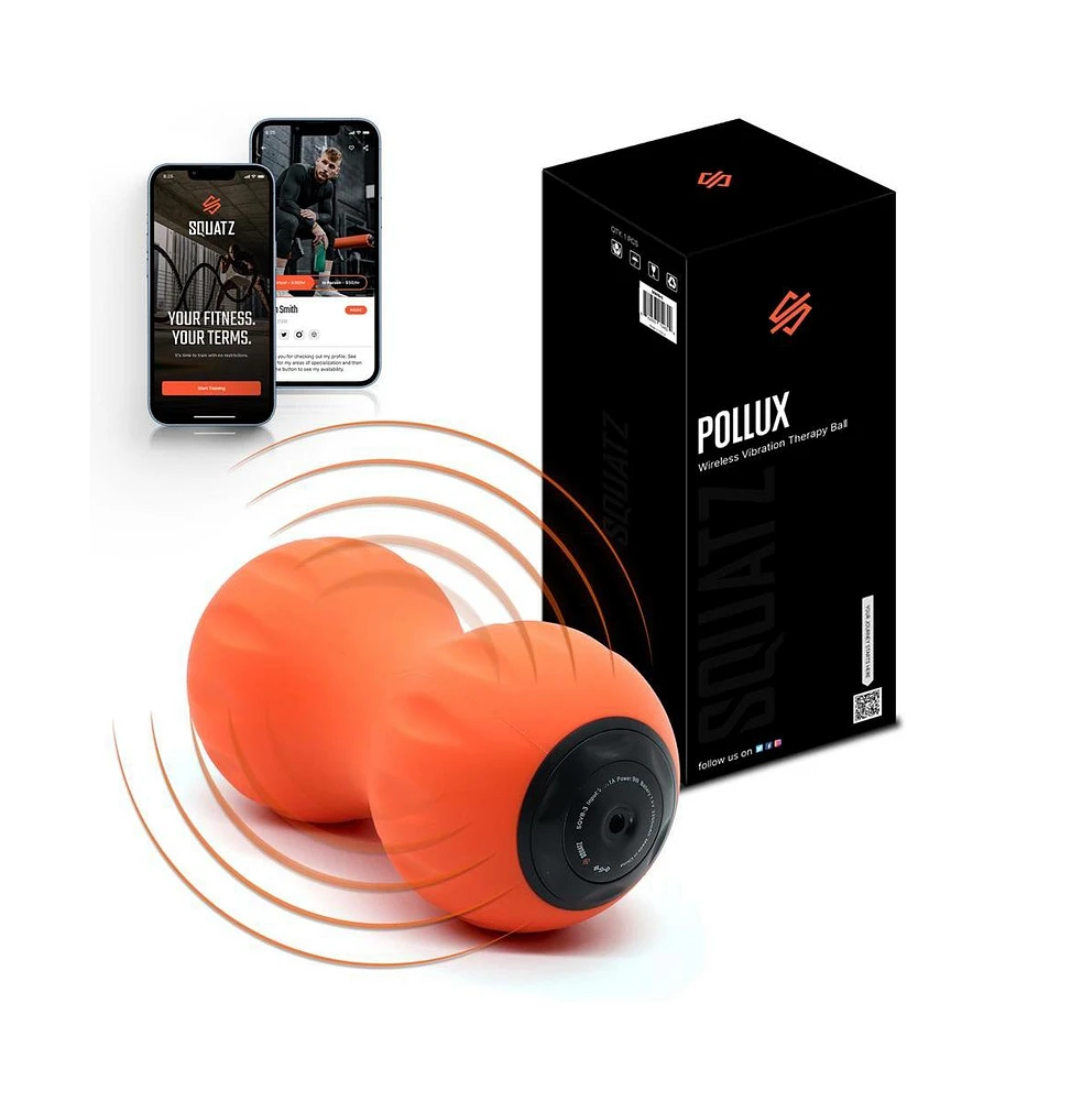 Squatz Peanut Vibrating Massage Ball, Deep Tissue Therapy