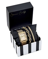 Jessica Carlyle Women's Gold Tone Metal Alloy Analog Watch