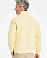 Club Room Men's Cotton-Blend Harrington Mock-Neck Jacket, Exclusively at Macy's