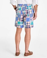 Club Room Men's Regular-Fit Madras Plaid Patchwork 9" Shorts, Exclusively at Macy's