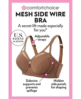 Comfort Choice Plus Full Coverage Mesh Side Wire Bra