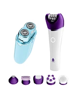 Pursonic Smooth & Painless Hair Removal Kit Shaver & 6-in-1 Epilator