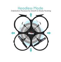 SereneLife Drone Quad-Copter With Hd Camera & Video Recording, 2.4Ghz Control