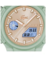 Lacoste Women's LC33 Green Silicone Strap Watch, 40mm
