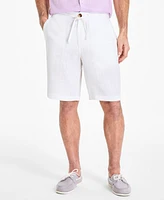 Club Room Men's 100% Linen Drawstring Shorts, Created for Macy's