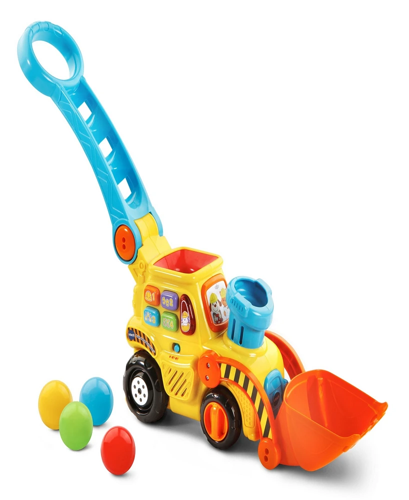 VTech Pop-a-Balls Push Pop Bulldozer