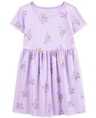 Carter's Toddler Girls Floral-Print Short-Sleeve Dress