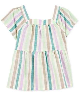 Carter's Toddler Girls Striped Short-Sleeve Fashion Top