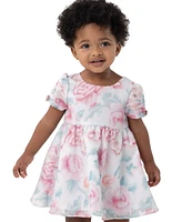 Rare Editions Baby Girl Floral Organza Dress