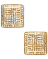 Diamond Pave Square Stud Earrings (1 ct. t.w.) in 14k Yellow Gold