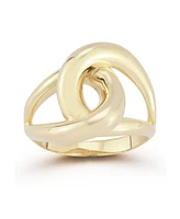 Rachel Zoe 14K Gold Plated Sterling Silver Polished Knot Ring