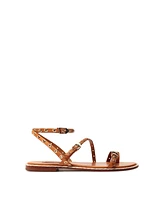 Schutz Women's Annete Round Toe Flat Sandals