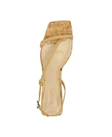 Schutz Women's Heloise Mid Block Heel Dress Sandals