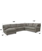 Reiter -Pc. Fabric Sectional Sofa