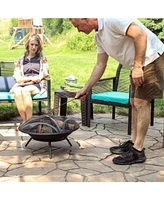 16" Fire Pit Poker - Durable Heat-Resistant Handle - For Indoor or Outdoor Use